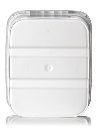 8 gallon white HDPE plastic EZ Stor pail