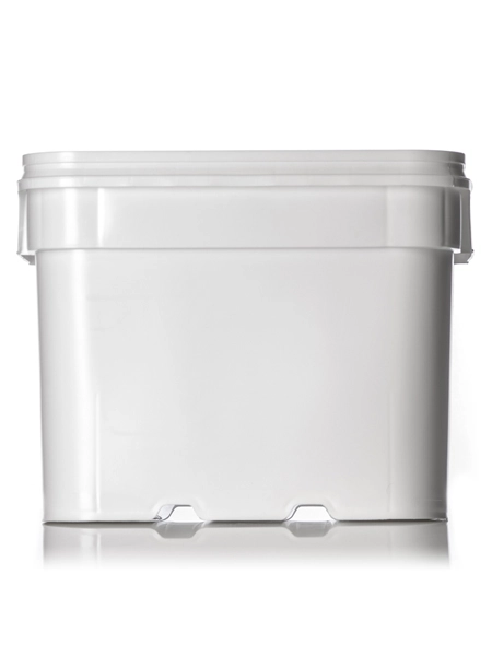 8 Gallon White HDPE Plastic EZ Stor Pail – P108