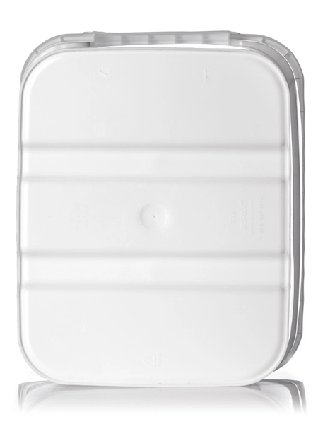 13 Gallon White HDPE Plastic Square EZ Stor Pail/tote – P113