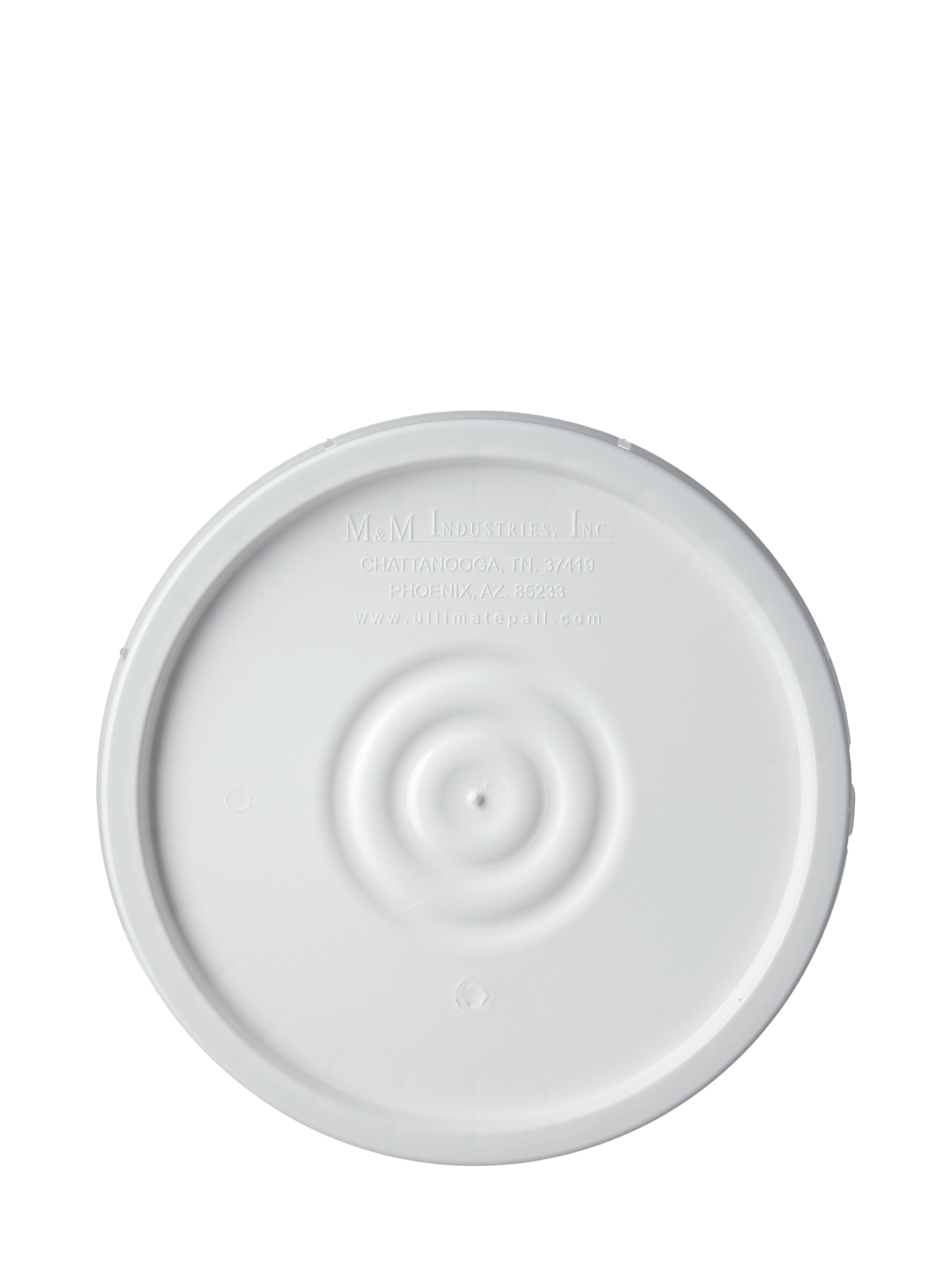 1 Gallon White HDPE Plastic Tear-Tab Lid – PL002WH