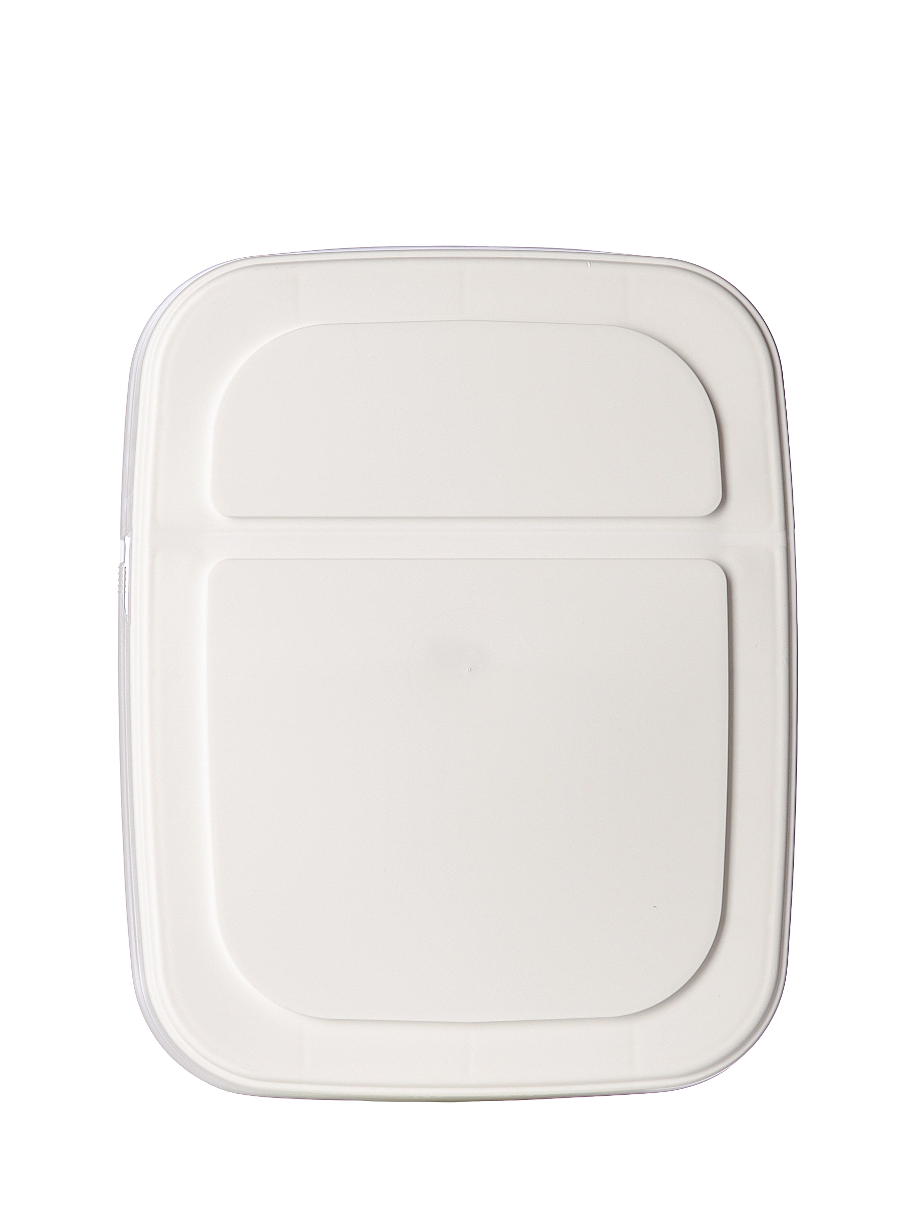 White PP Plastic Hinged Lid – PL6101EZ