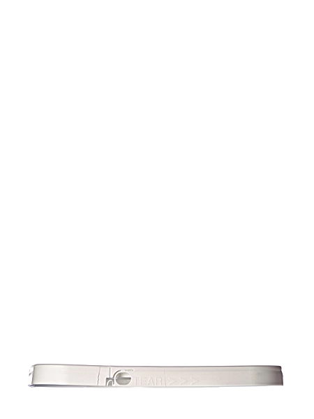 White PP Plastic Hinged Lid – PL6105