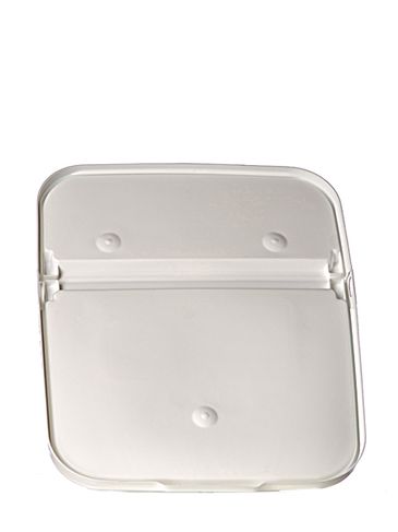 White PP plastic hinged lid for 8 gallon and 13 gallon EZ Stor bins