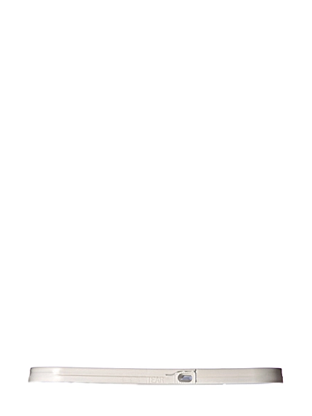 White PP Plastic Hinged Lid – PL6138