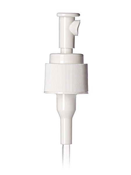 White PP Plastic 24-410 Ribbed Skirt Regular-Mist Fingertip Sprayer – S007C