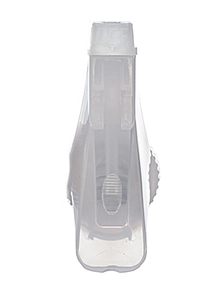 Natural-Colored PP Plastic 28-410 Ribbed Skirt On/off Nozzle Trigger Sprayer – S017