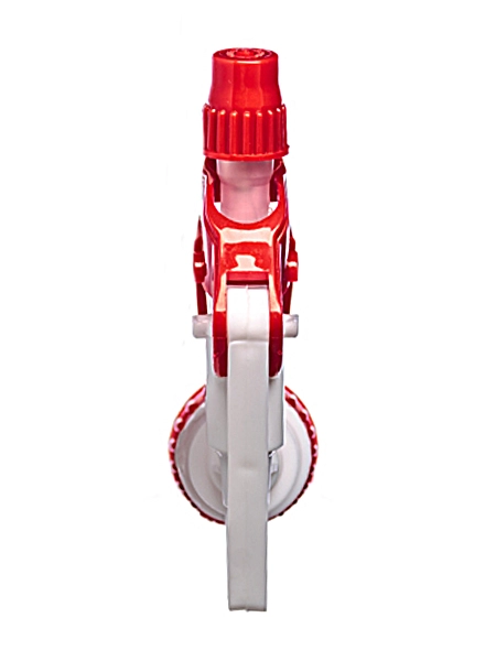 Red and White Plastic 28-400 Adjustable Nozzle Trigger Sprayer – S024