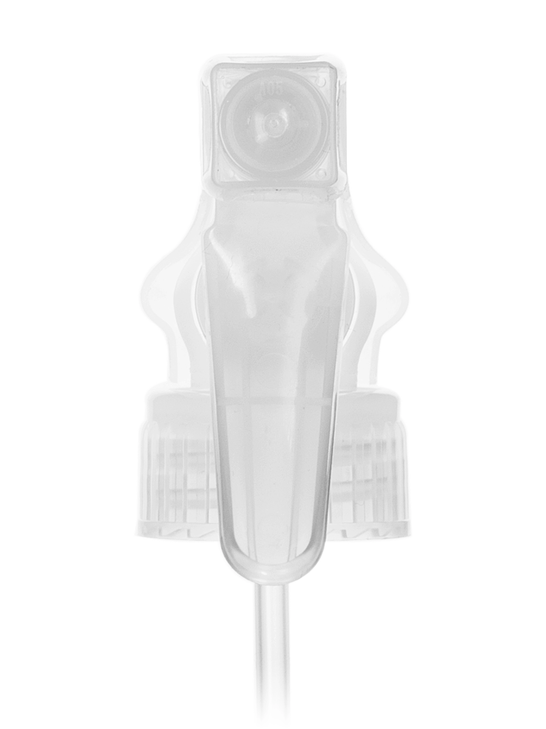 Natural-Colored PP Plastic 28-400 Ribbed Skirt On/off Nozzle Trigger Sprayer – S034NT