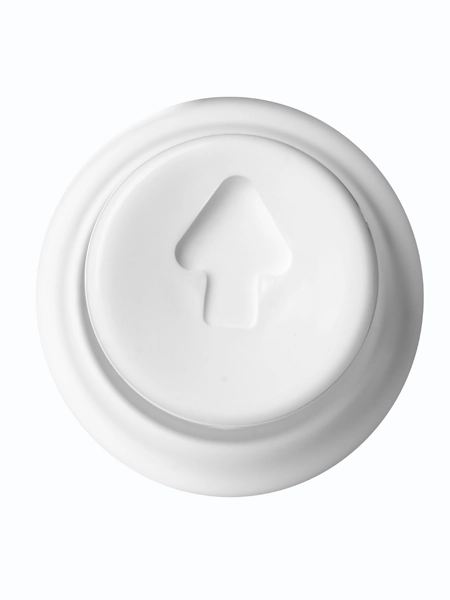 White PP Plastic 20-410 Smooth Skirt Fine Mist Fingertip Sprayer – S123
