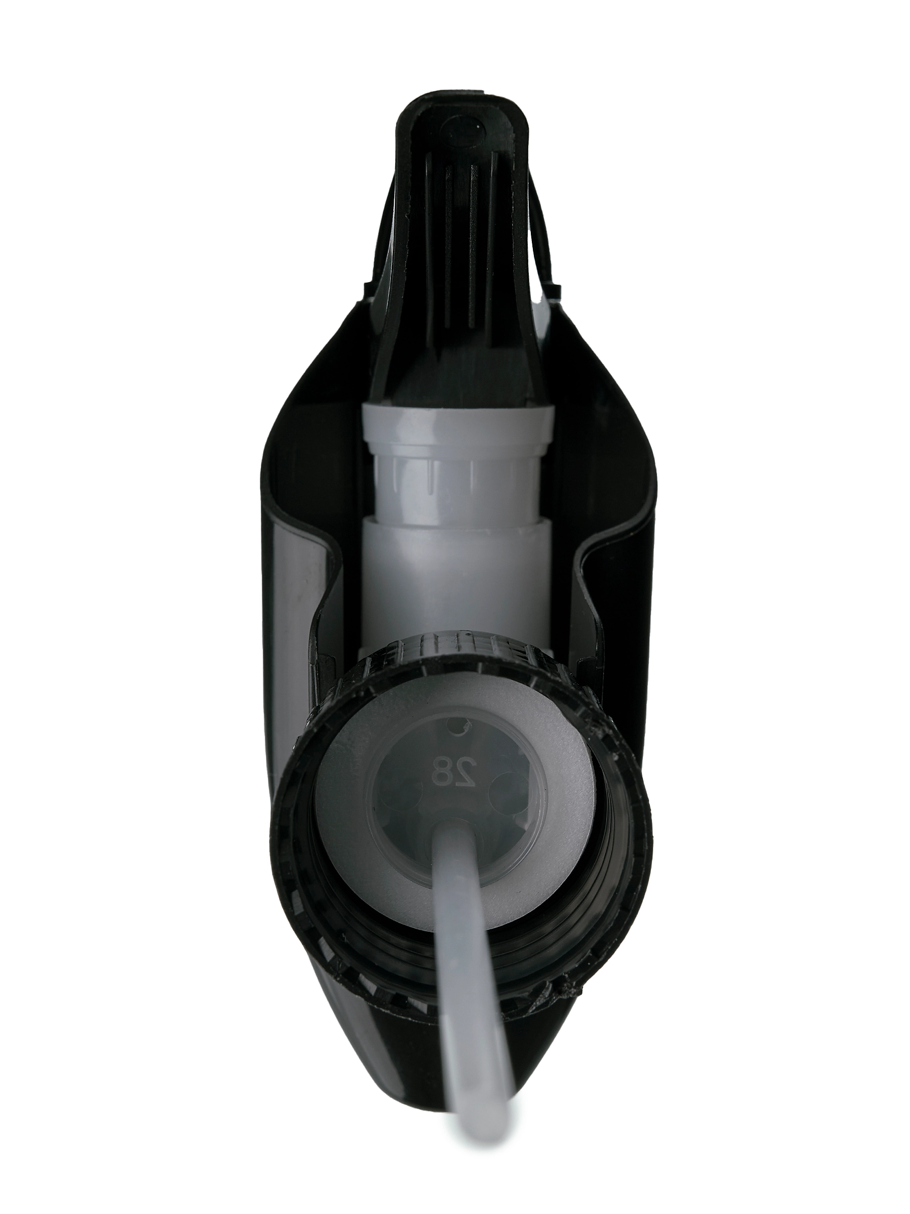 Black Plastic 28-410 Ribbed Skirt Spray/stream/off Nozzle Trigger Sprayer – S16821BK