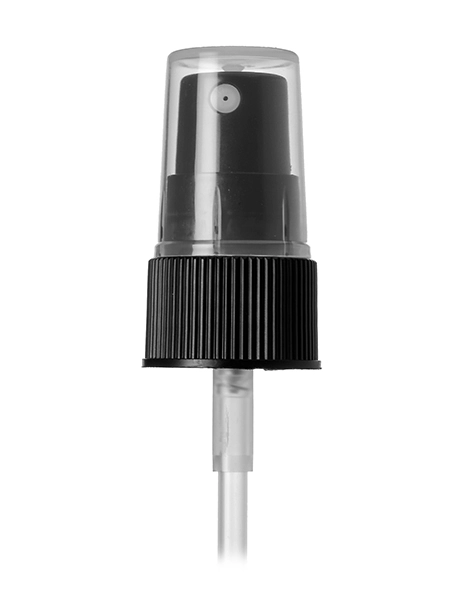 Black PP Plastic 24-410 Ribbed Skirt Regular Mist Sprayer – S230BK