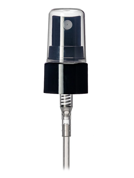 Black PP Plastic 20-410 Smooth Skirt Fine Mist Fingertip Sprayer – S401BK-2.6