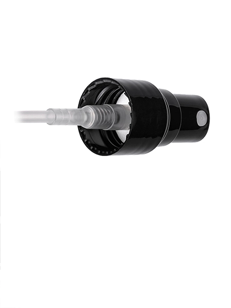 Black PP Plastic 20-410 Smooth Skirt Fine Mist Fingertip Sprayer – S401BK-2.6