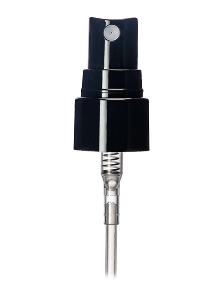 Black PP Plastic 20-410 Smooth Skirt Fine Mist Fingertip Sprayer – S401BK-2.6