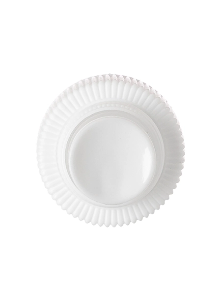 White PP Plastic 24-410 Ribbed Skirt Fine Mist Fingertip Sprayer – S402WH