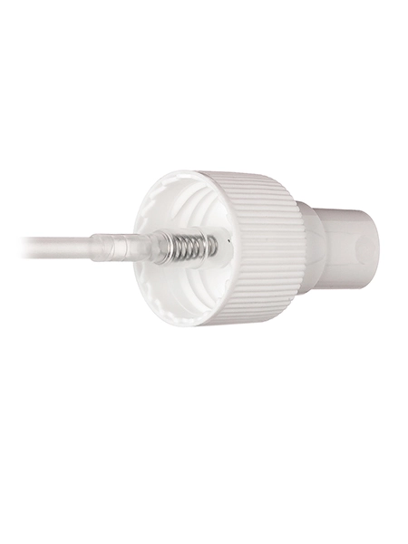 White PP Plastic 24-410 Ribbed Skirt Fine Mist Fingertip Sprayer – S402WH