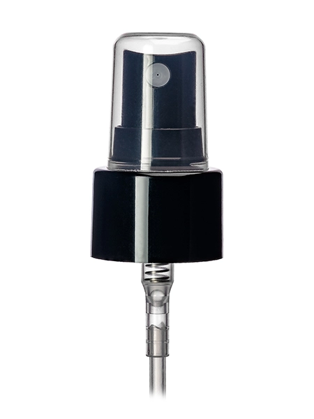Black PP Plastic 24-410 Smooth Skirt Fine Mist Fingertip Sprayer – S403BK