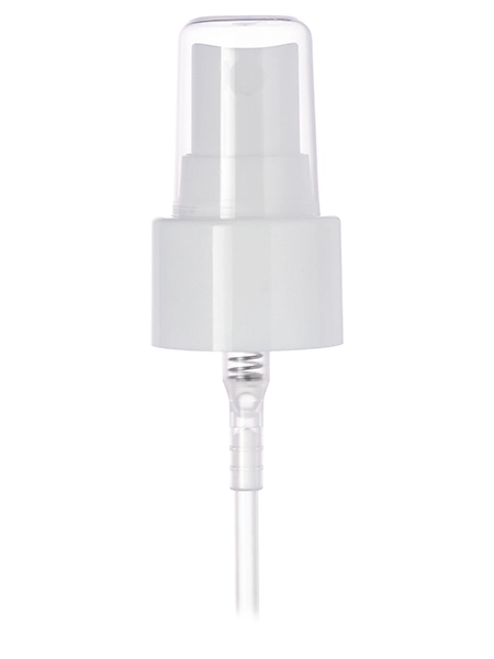 White PP Plastic 24-410 Smooth Skirt Fine Mist Fingertip Sprayer – S403WH