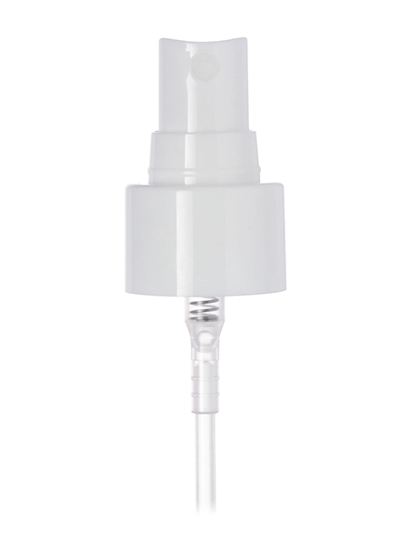 White PP Plastic 24-410 Smooth Skirt Fine Mist Fingertip Sprayer – S403WH
