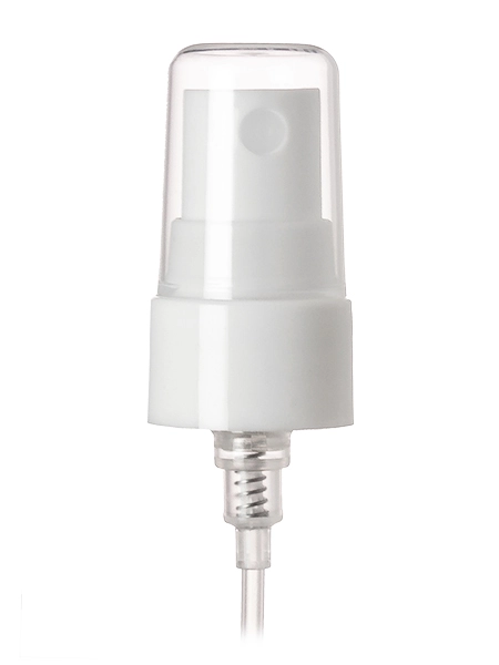 White PP Plastic 20-400 Smooth Skirt Fine Mist Fingertip Sprayer – S405WH