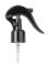 Black PP plastic 24-410 mini trigger sprayer with 7.75 inch dip tube and lock button (.25 cc output)