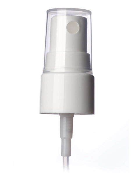 White PP Plastic 20-410 Smooth Skirt Fine Mist Fingertip Sprayer – S430WH