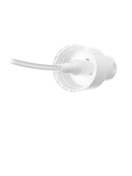 White PP Plastic 20-410 Smooth Skirt Fine Mist Fingertip Sprayer – S430WH