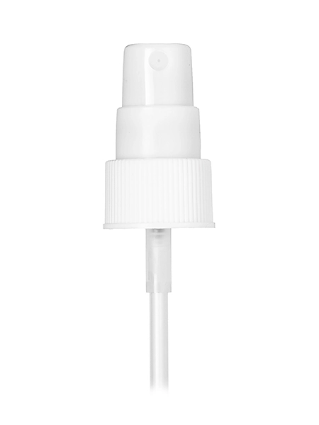 White PP Plastic 24-410 Ribbed Skirt Regular Mist Fingertip Sprayer – S435WH