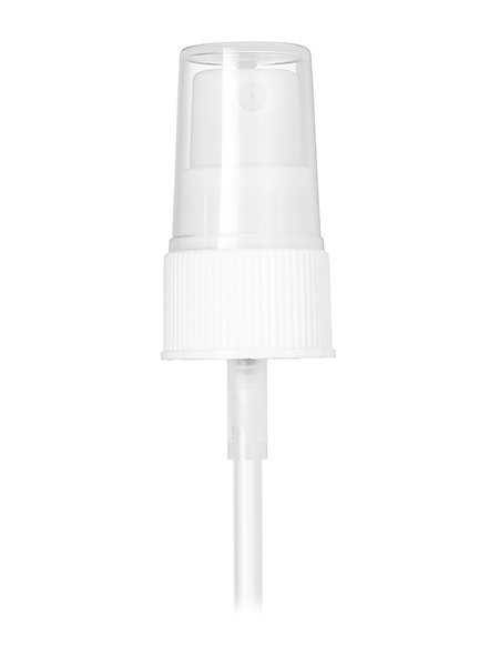 White PP Plastic 24-410 Ribbed Skirt Regular Mist Fingertip Sprayer – S435WH