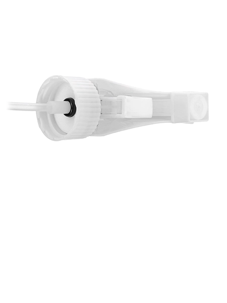 White Plastic 28-400 Ribbed Skirt Spray/stream/off Nozzle Trigger Sprayer – S437WH