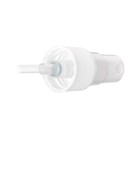 White PP Plastic 20-410 Ribbed Skirt Fine Mist Fingertip Sprayer – S703WH