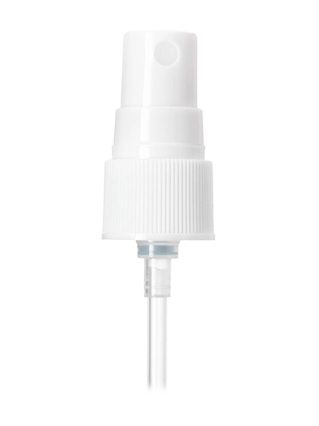 White PP Plastic 20-410 Ribbed Skirt Fine Mist Fingertip Sprayer – S703WH