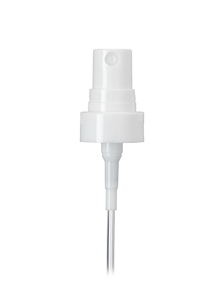 White PP Plastic 20-400 Smooth Skirt Fine Mist Fingertip Sprayer – S706WH