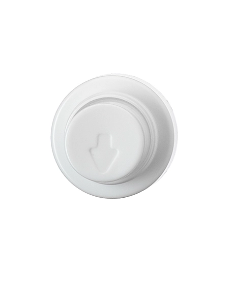 White PP Plastic 20-400 Smooth Skirt Fine Mist Fingertip Sprayer – S706WH