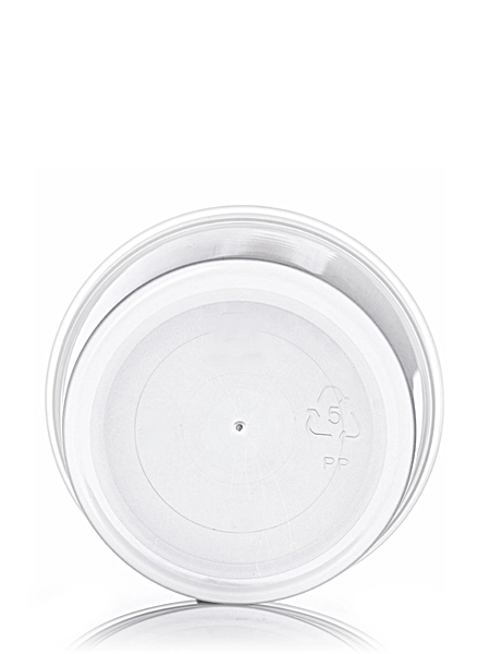 6 oz Natural-Colored PP Plastic Round Tub – T001
