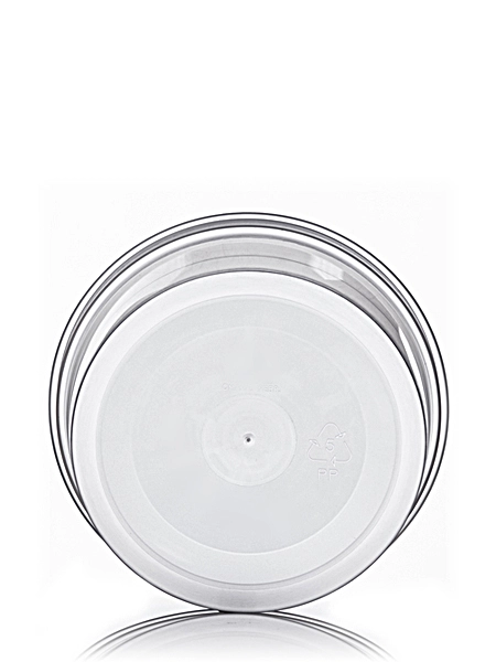 8 oz Natural-Colored PP Plastic Round Tub – T006