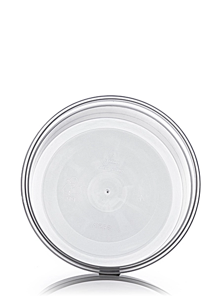 8 oz Natural-Colored PP Plastic Round Tub – T006