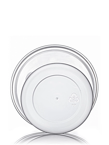 16 oz Natural-Colored PP Plastic Round Tub – T012