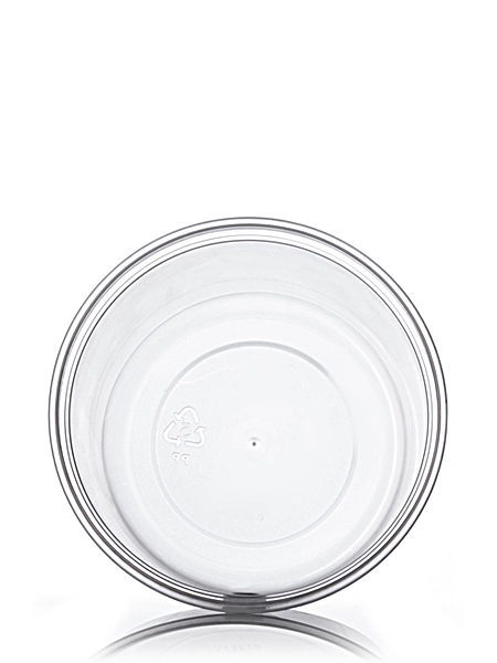 16 oz Natural-Colored PP Plastic Round Tub – T012