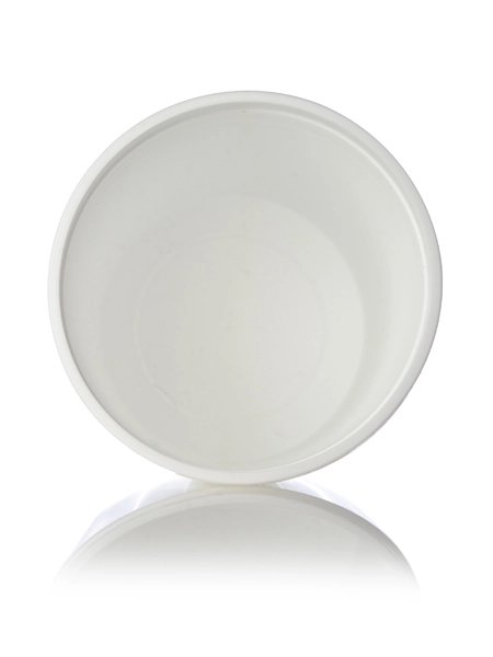 32 oz White PP Plastic Round Tub – T020W