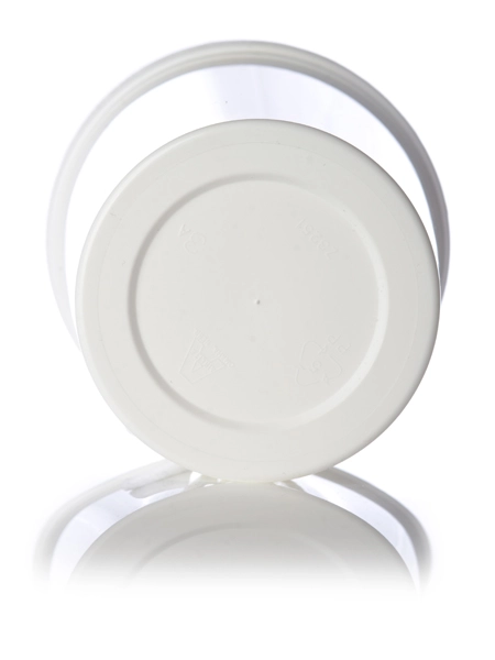32 oz White PP Plastic Round Tub – T020W