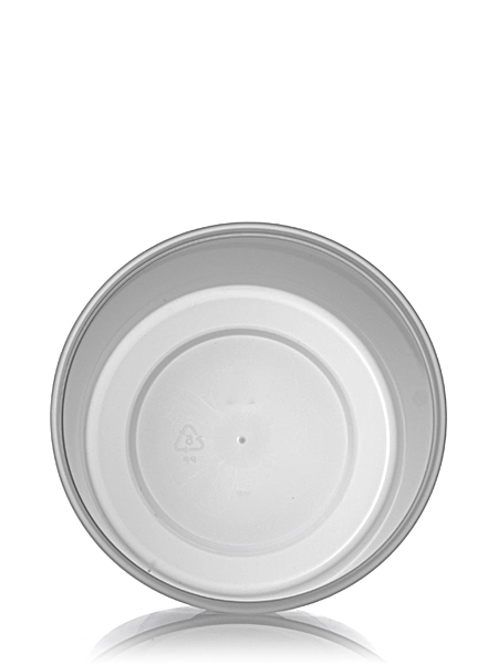 64 oz Natural-Colored PP Plastic Round Tub – T026