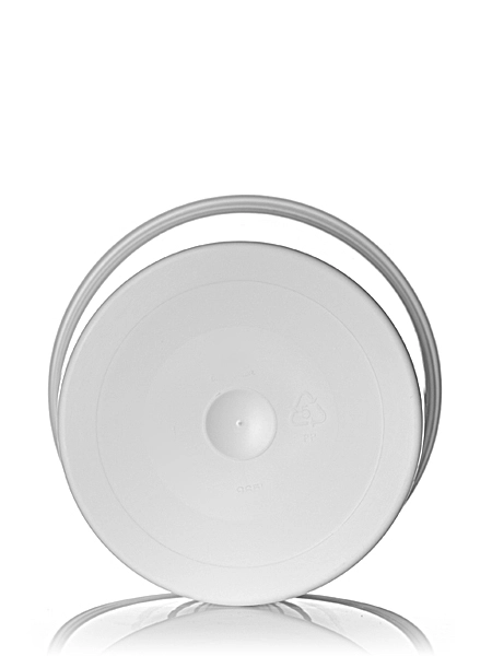 96 oz White PP Plastic Round Tub – T039