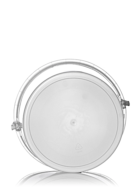 160 oz Natural-Colored HDPE Plastic Round Tub – T044