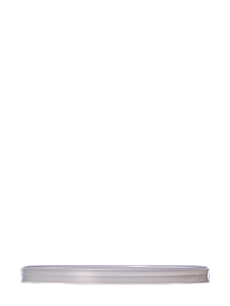 Natural-Colored LDPE Plastic 3.5625 Inch Flat Tub Lid – T060