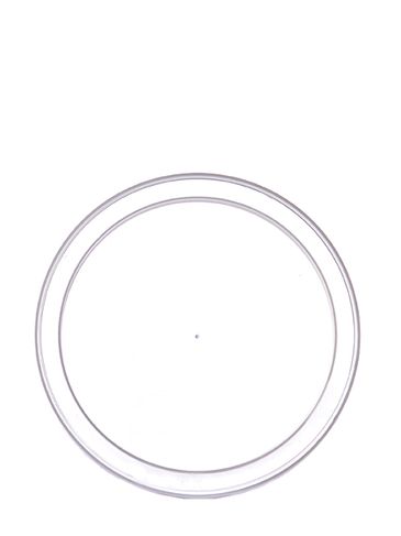 Natural-colored LDPE plastic 3.5625 inch recessed tub lid