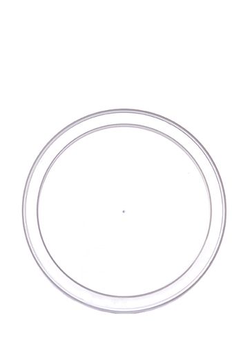 Natural-colored LDPE plastic 3.5625 inch recessed tub lid