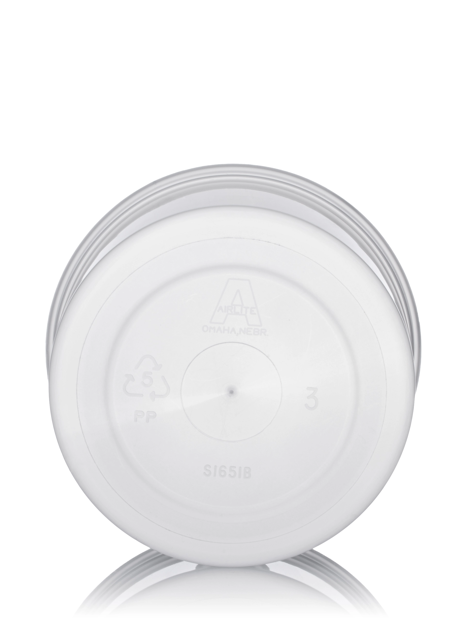 16 oz Natural-Colored Freezer-Grade PP Plastic Round Tub – T317NT