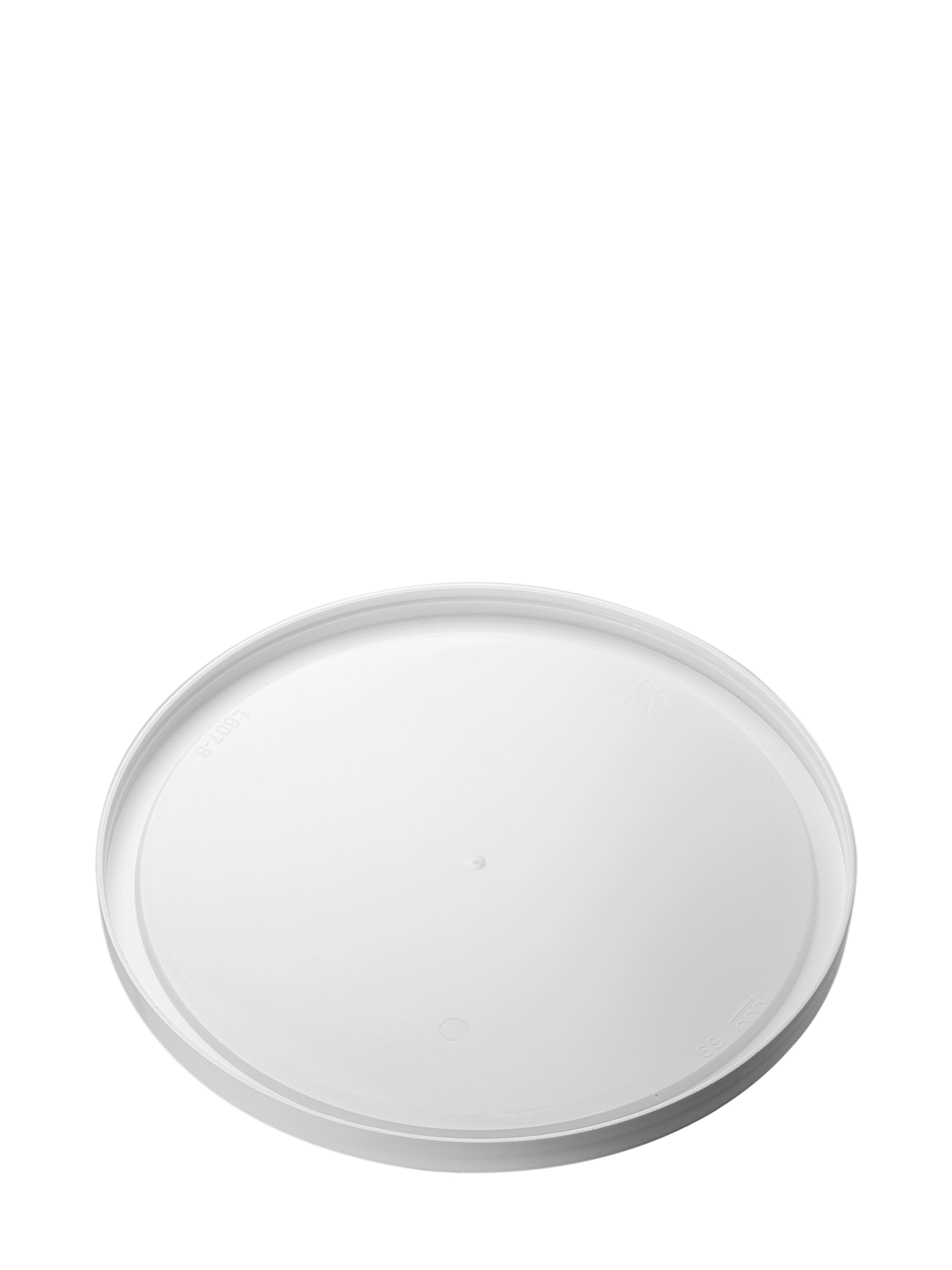 White HDPE Plastic Tub Lid – TL081WH